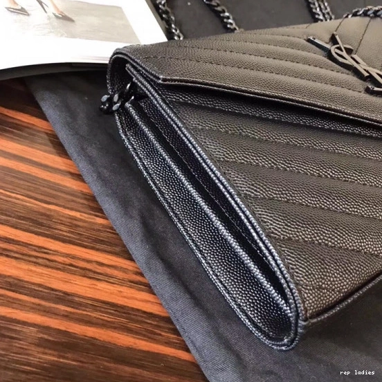 Repzbay REP MATELASSÉ CASSANDRE WALLET YSL CHAIN 0806